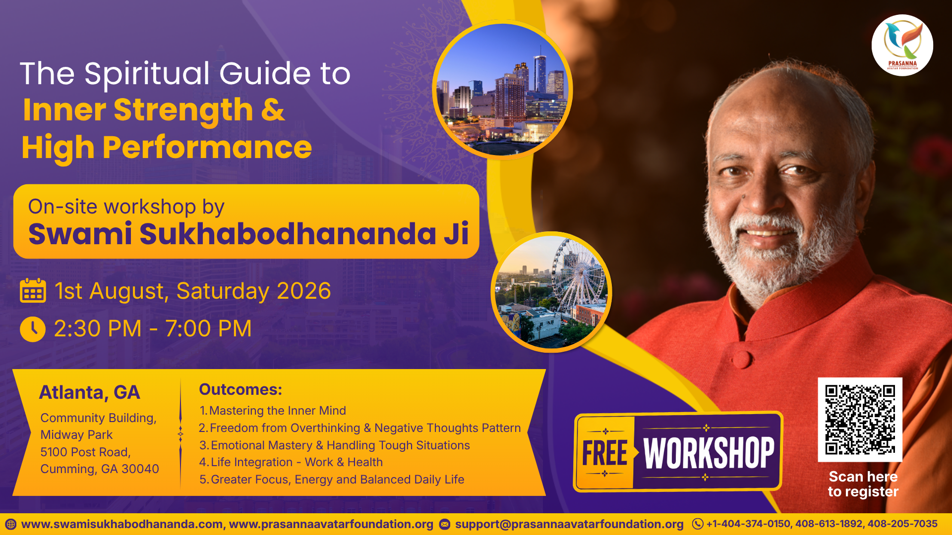 The Spiritual Guide to Inner Strength & High Performance – Free Workshop in Atlanta, GA